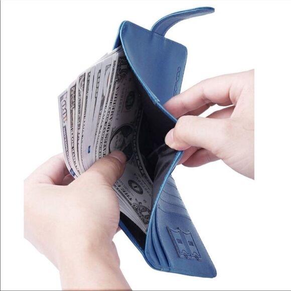 New Passport Holder Cover Wallet RFID Blocking Leather - Picture 4 of 7